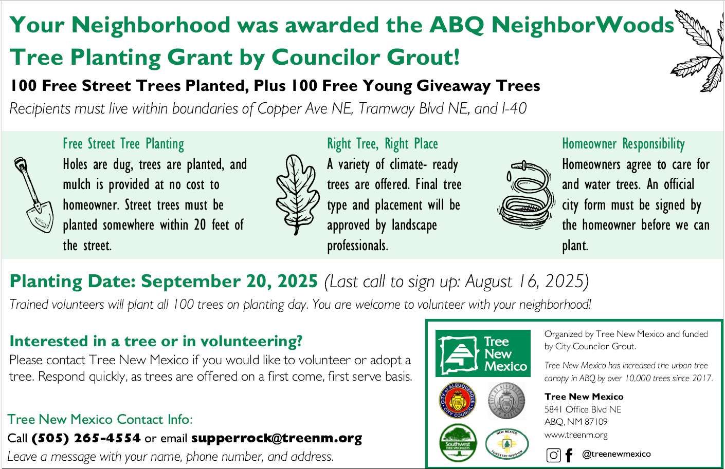 Tree Planting Grant